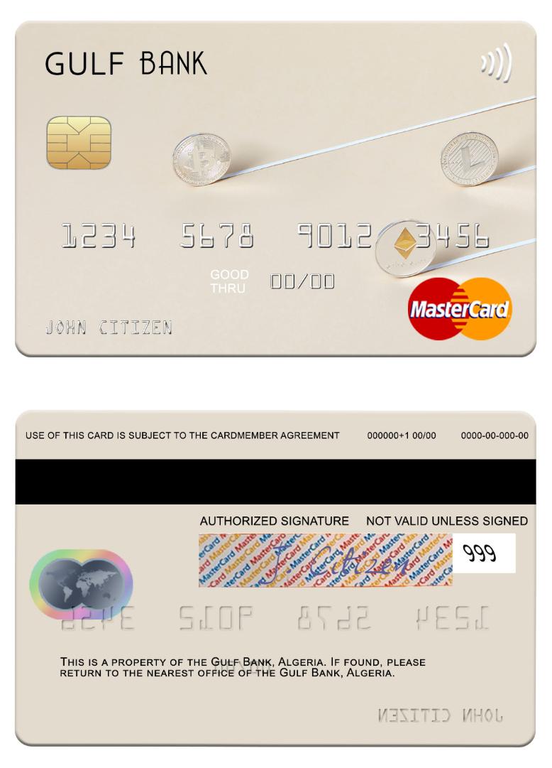 Algeria Gulf Bank mastercard